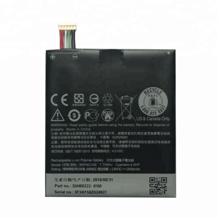HTC Desire 610 612 D610 - Battery Li-Ion-Polymer BOP90100 2040mAh (MOQ:50 Pcs)