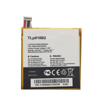 Alcatel One Touch Idol OT 6030 6030d 6030X - Battery Li-Ion-Polymer TLp018B2 1800mAh (MOQ:50 Pcs)