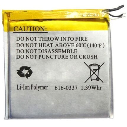 Apple IPod Nano 3th Generation - Battery Li-Ion-Polymer 3.7V 450mAh A1236 616-0337 (Original) (MOQ:50 Pcs)