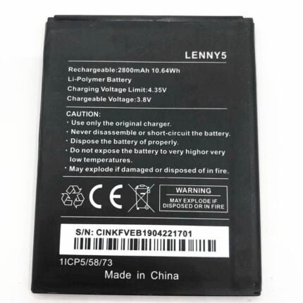 Wiko Lenny 5 Robby 2 3921 Battery 2900mAh (MOQ:50 Pcs)