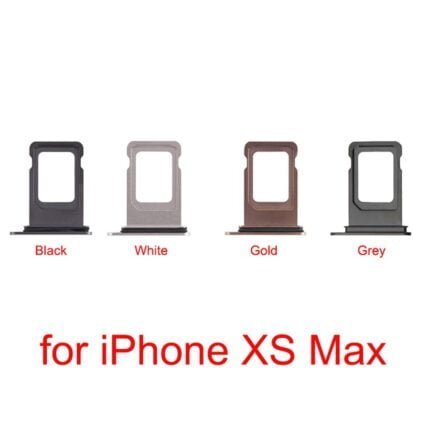 For iPhone XS Max SIM Card Tray (White/Gold/Grey/Black) (Original)