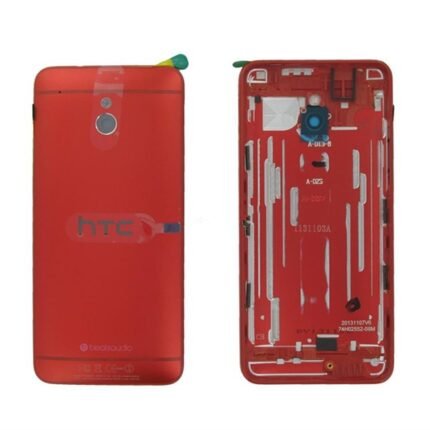 HTC One Mini Rear Housing (Red) - With HTC and beatsaudio Logo - Without Words Original
