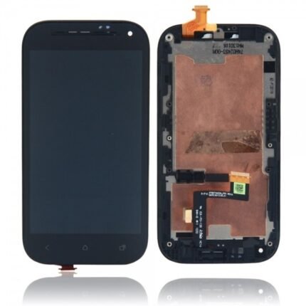HTC One SV LCD Screen and Digitizer Assembly with Frame - Black - Full Original
