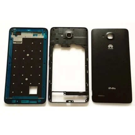 Huawei Honor 3x Ascend G750 Frame Back cover housing - Black - Original