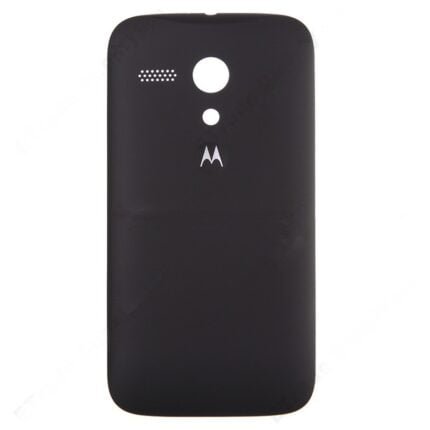 Motorola Moto G Frosted Battery Door - Black - Original - With White Motorola Logo Only Original