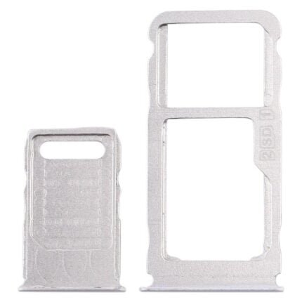 Nokia 3.1 Plus SIM Card Tray Dual Version (White/Black) (Original)