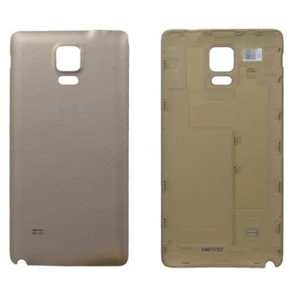 Samsung Galaxy Note 4 Battery Door - Gold - Samsung and 4G Logo Original